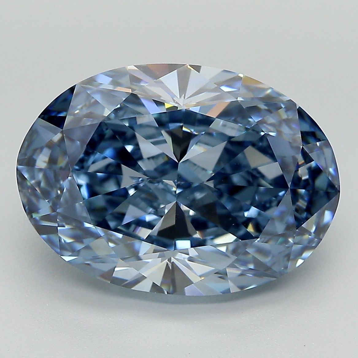 8.15 ct. oval Lab Grown Diamond front image