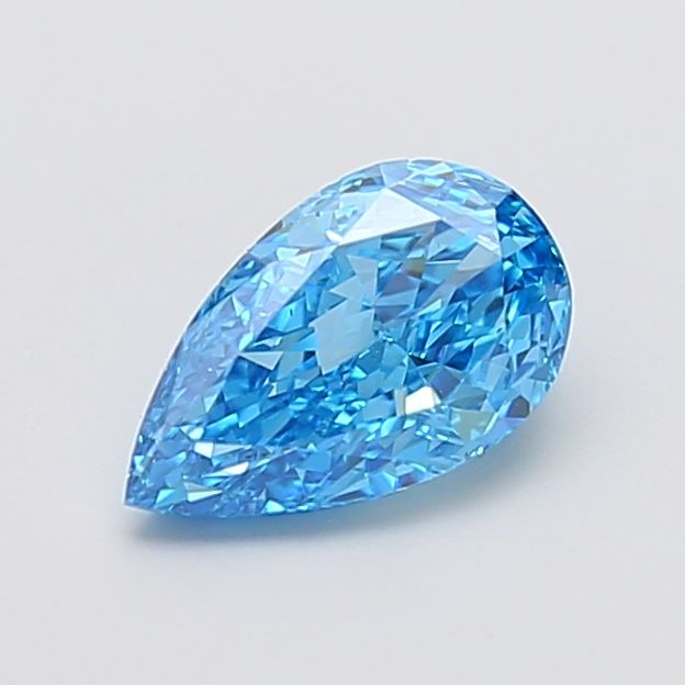 1.52 CT Fancy Vivid Blue PEAR