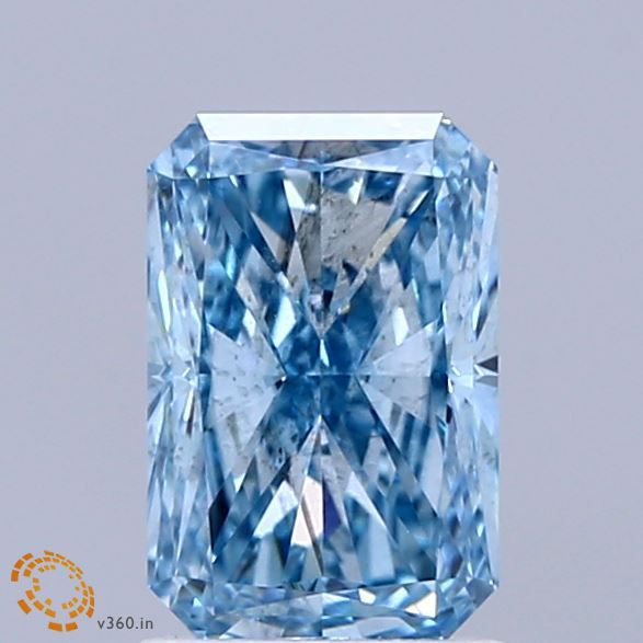 1.51 CT Fancy Vivid Blue RADIANT