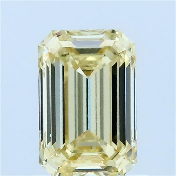 1.08 CT Fancy Yellow EMERALD