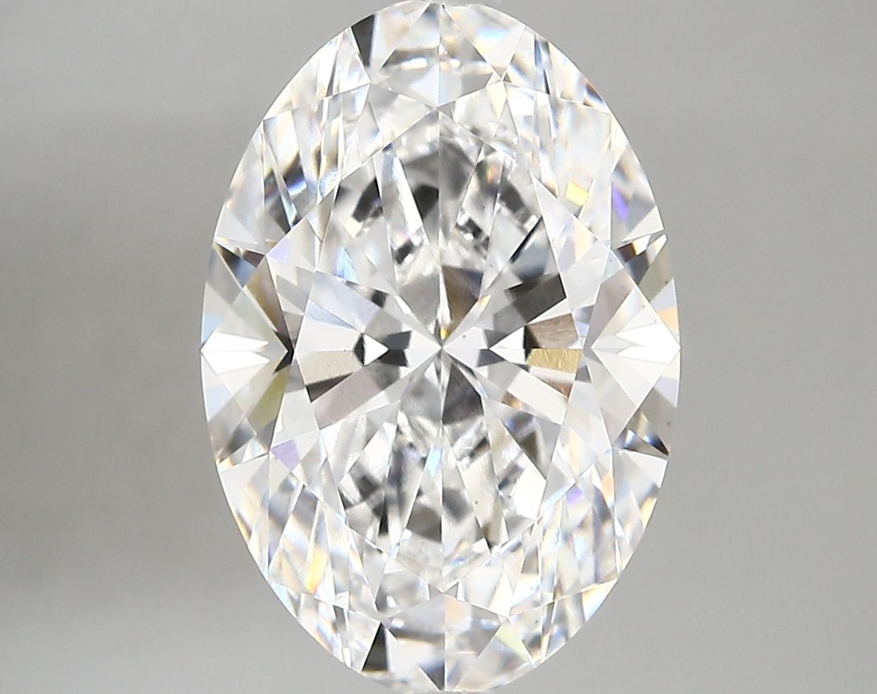 5.23 ct. oval Lab Grown Diamond front image