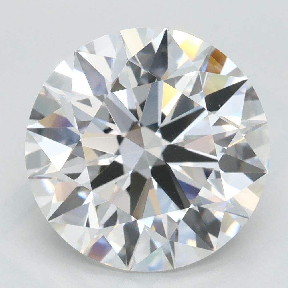 Diamant Rond 3.79 ct - Couleur D - Pureté FL