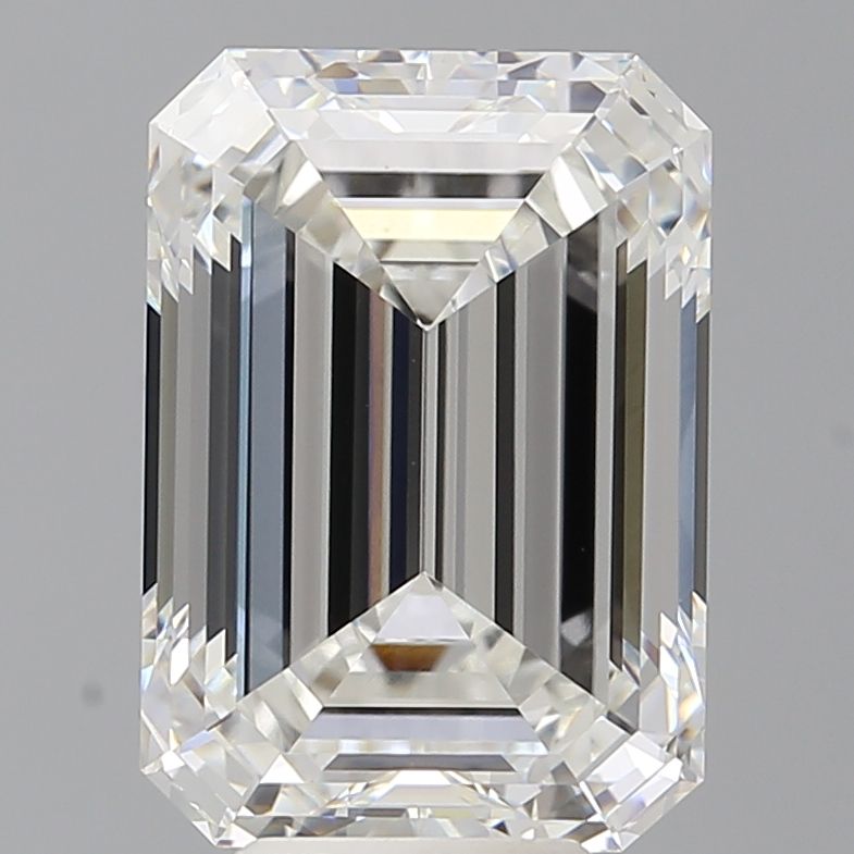 7.09 ct. emerald Lab Grown Diamond front image