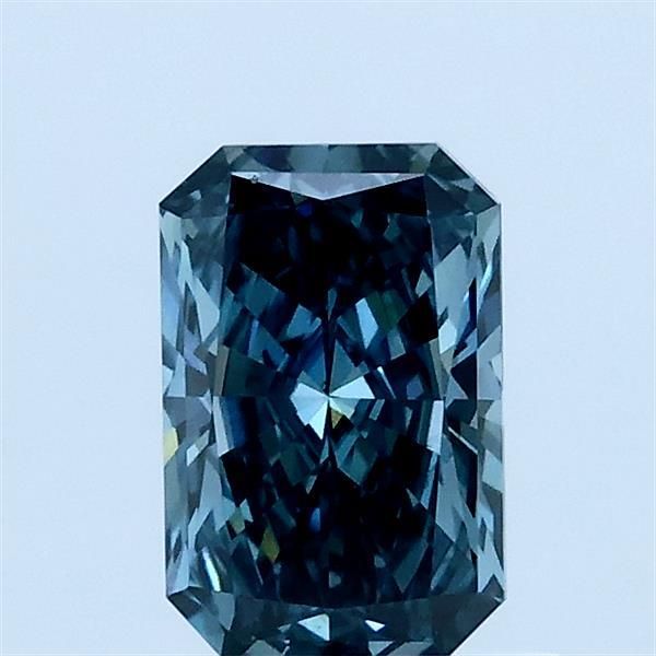 0.76 CT Fancy Intense Green Blue RADIANT