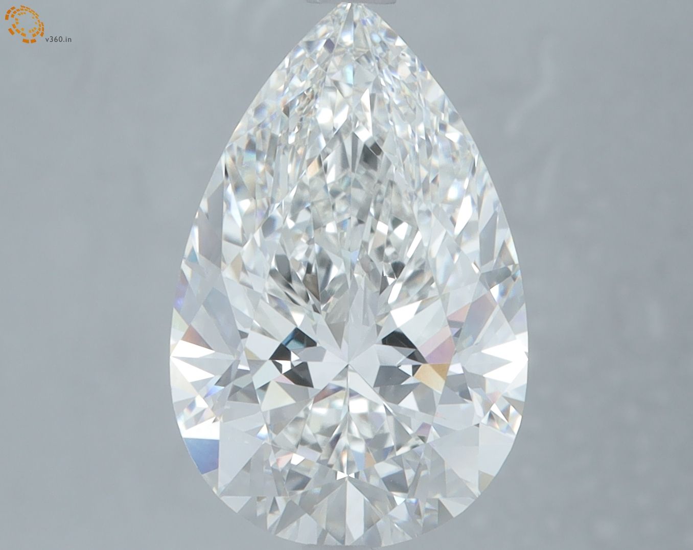 5.07 ct. pear Lab Grown Diamond front image