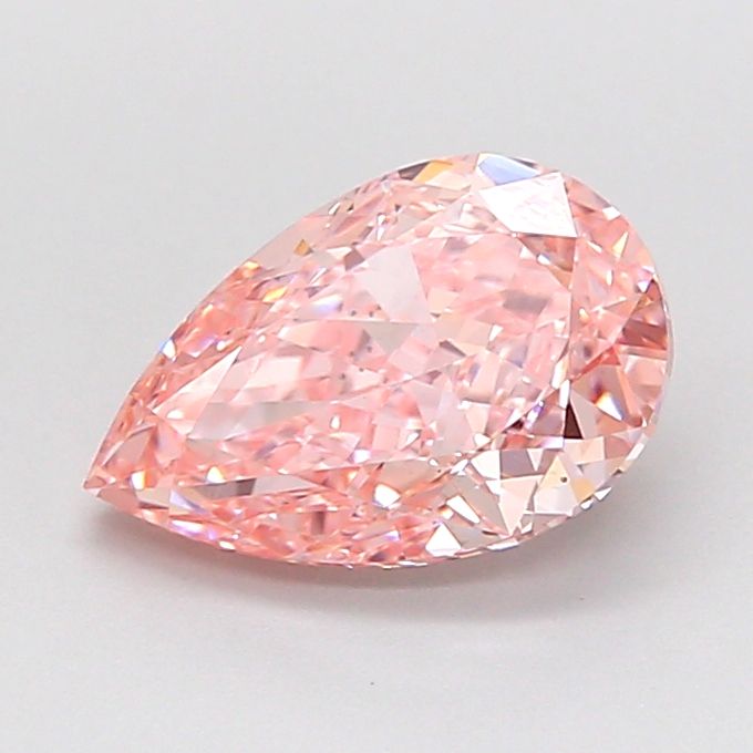 1.52 CT Fancy Vivid Pink PEAR