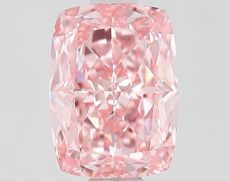 1.5 CT Fancy Vivid Pink CUSHION MODIFIED