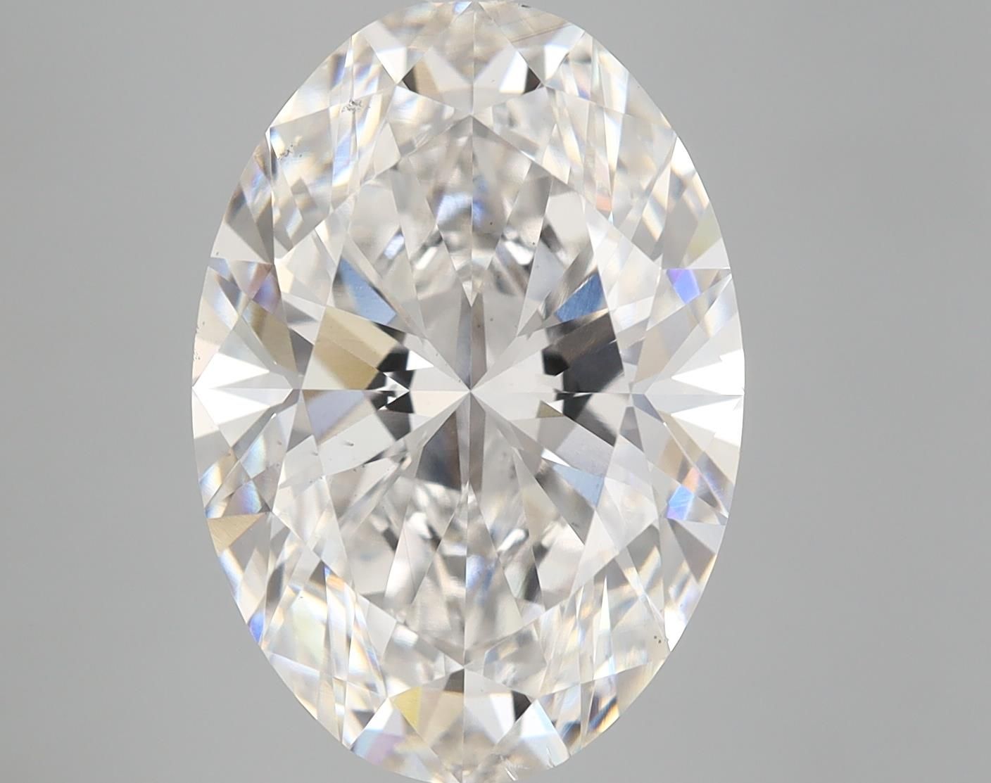 7.26 ct. oval Lab Grown Diamond front image