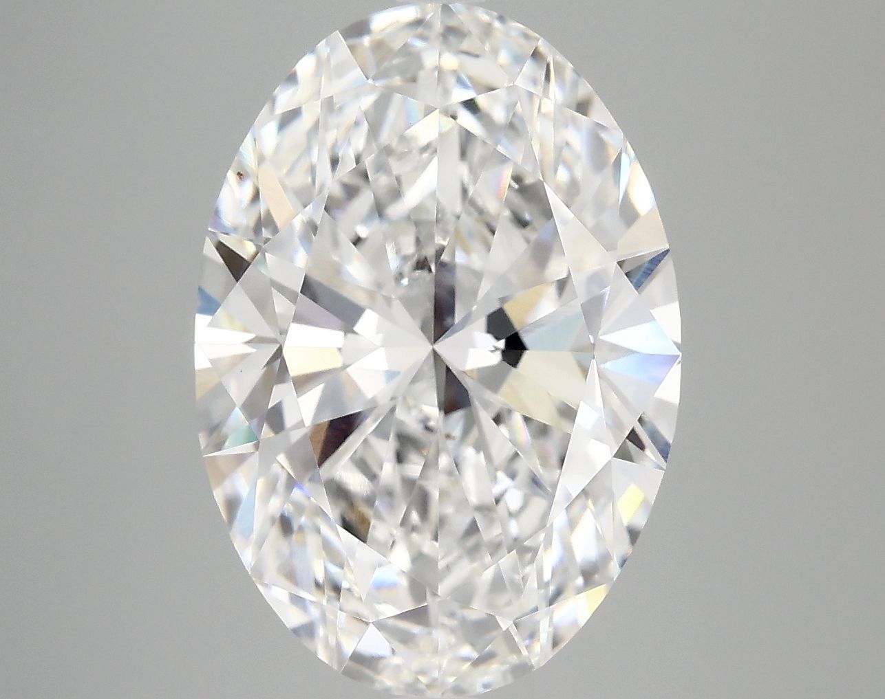 6.05 ct. oval Lab Grown Diamond front image