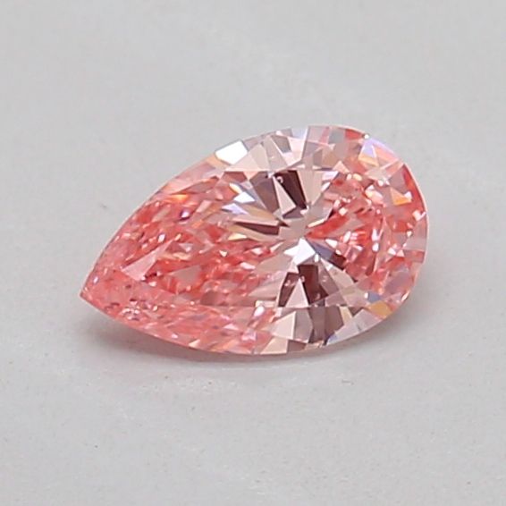 0.19 CT Fancy Vivid Pink PEAR