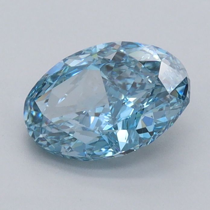 1.06 CT Fancy Vivid Blue OVAL
