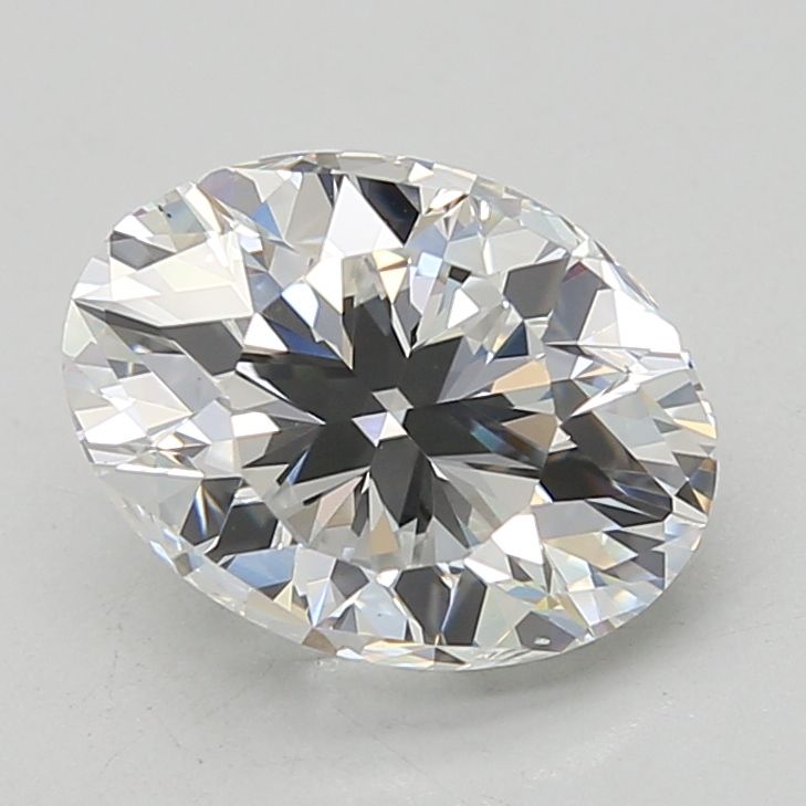 3.80 ct. oval Lab Grown Diamond front image