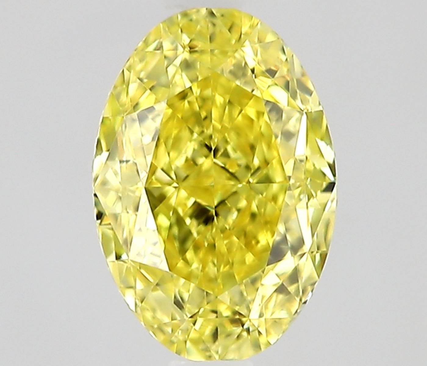 Diament 0.65 ct Fancy Vivid Yellow/VVS1