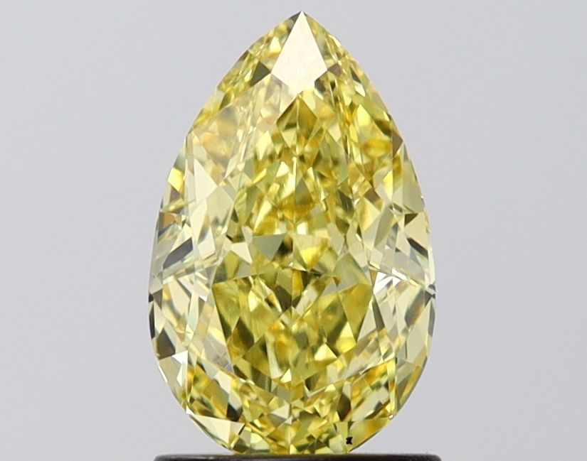 1.54 CT Fancy Intense Yellow PEAR