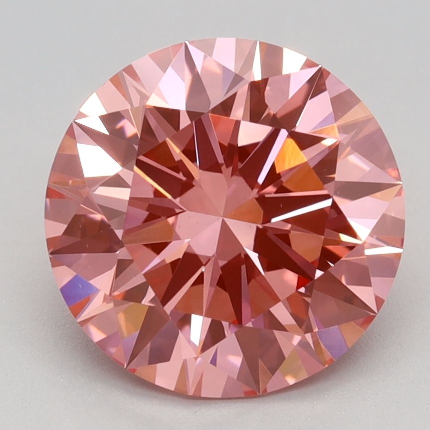 2.58 ct. round Lab Grown Diamond front image