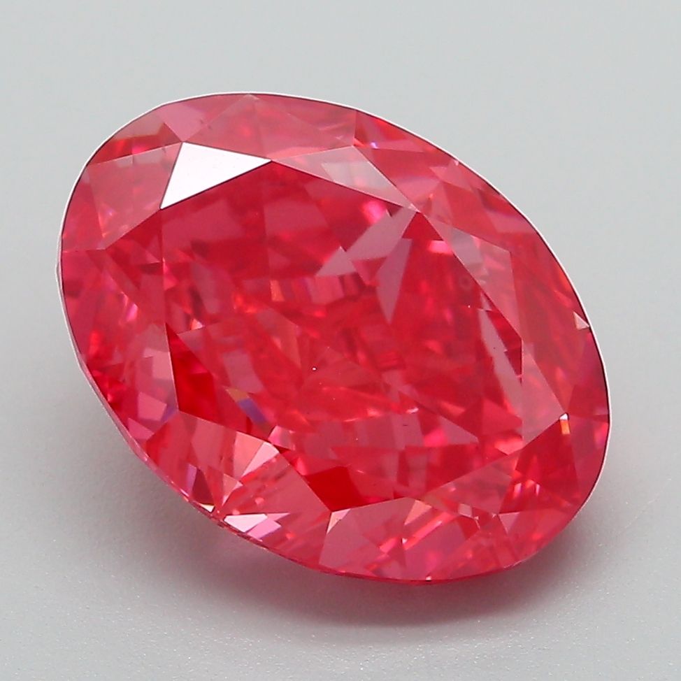5.02 ct. oval Lab Grown Diamond front image