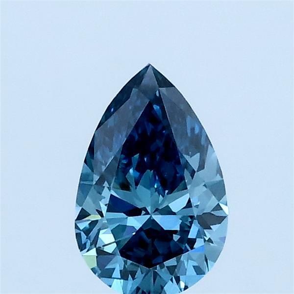 0.52 CT Fancy Vivid Blue PEAR