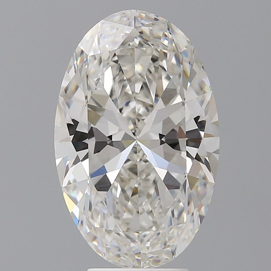 5.55 ct. oval Lab Grown Diamond front image