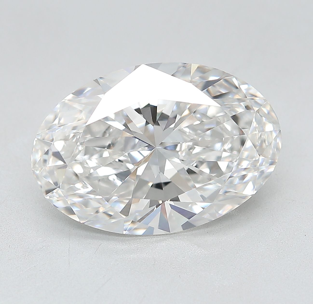 5.02 ct. oval Lab Grown Diamond front image
