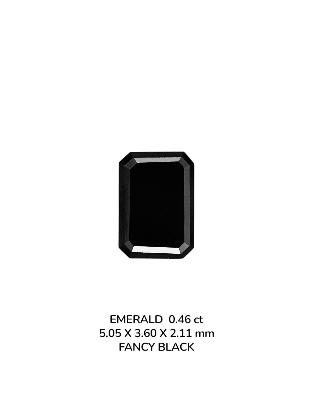 Diament 0.46 ct Fancy Black/VVS2