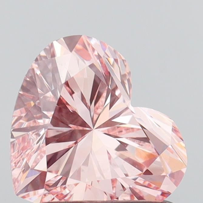 1.01 CT Fancy Intense Pink HEART