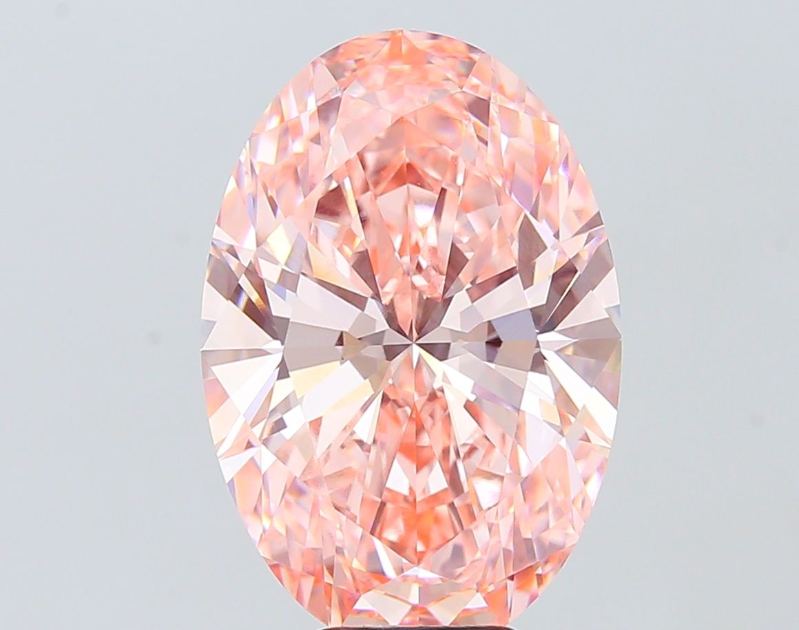 8.05 ct. oval Lab Grown Diamond front image