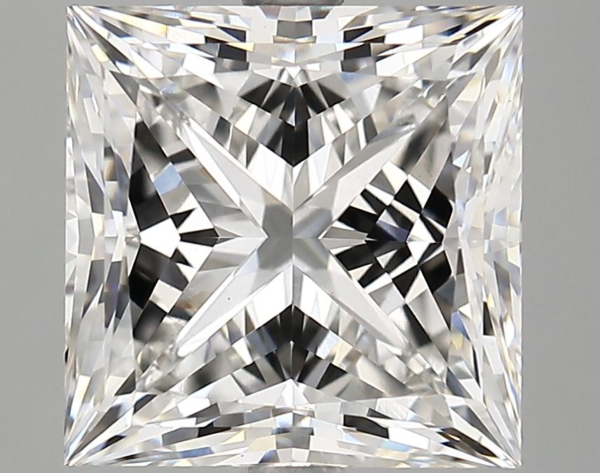 5.26 ct. princess Lab Grown Diamond front image