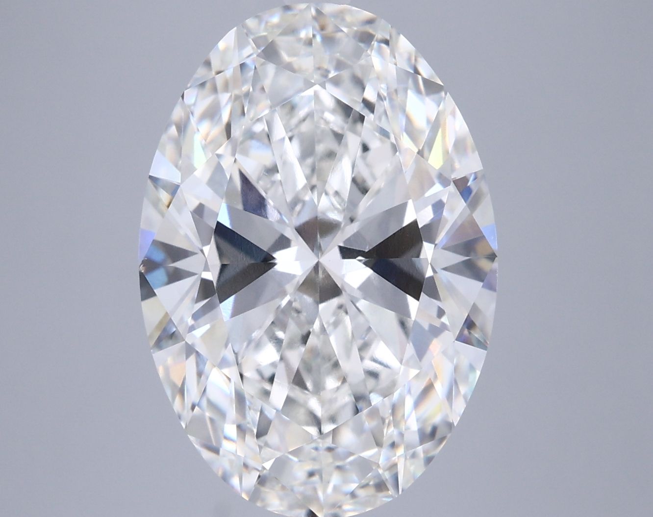7.04 ct. oval Lab Grown Diamond front image