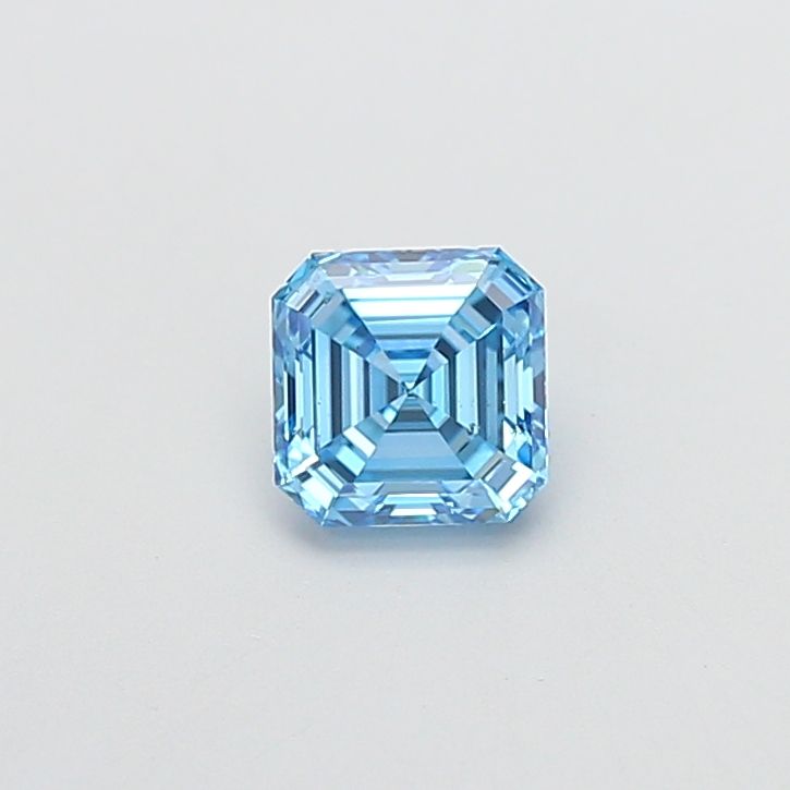1.0 CT Fancy Vivid Blue ASSCHER