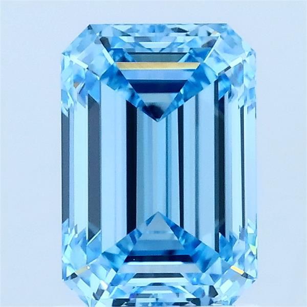 1.55 CT Fancy Vivid Blue EMERALD