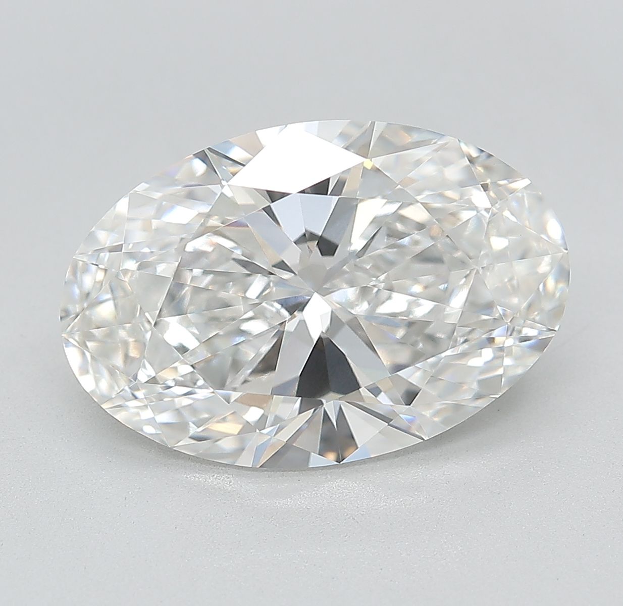 5.50 ct. oval Lab Grown Diamond front image