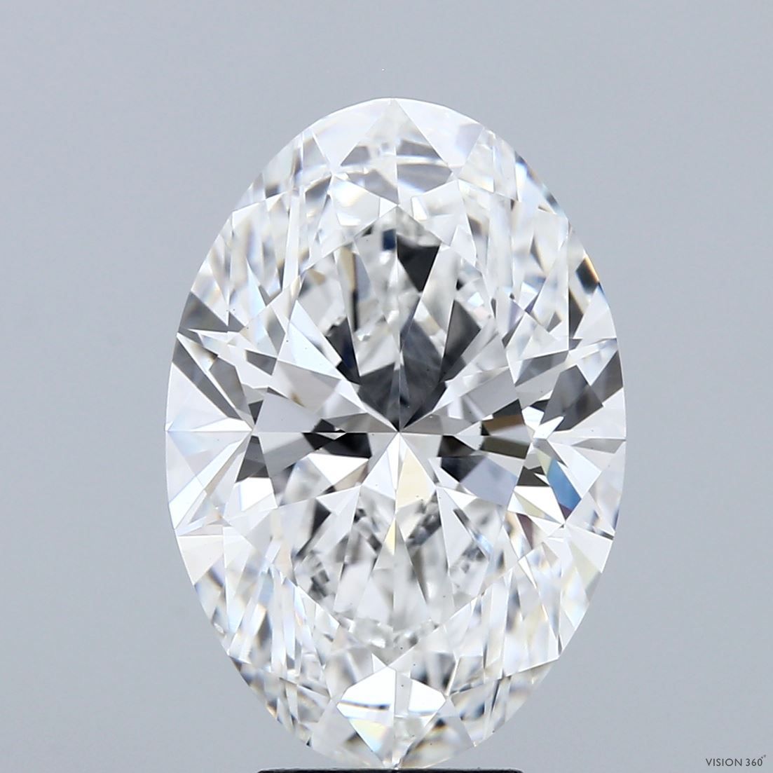 6.05 ct. oval Lab Grown Diamond front image