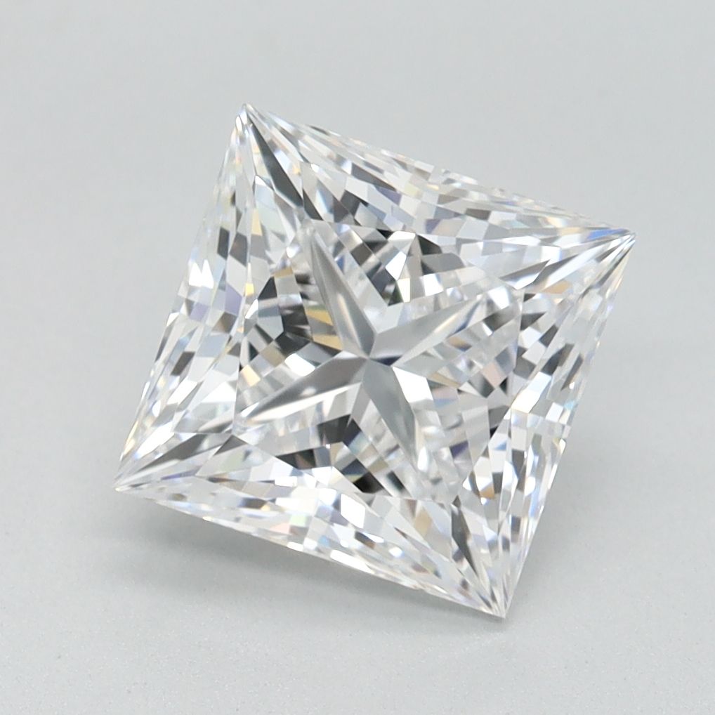 2.10 ct. princess Lab Grown Diamond front image