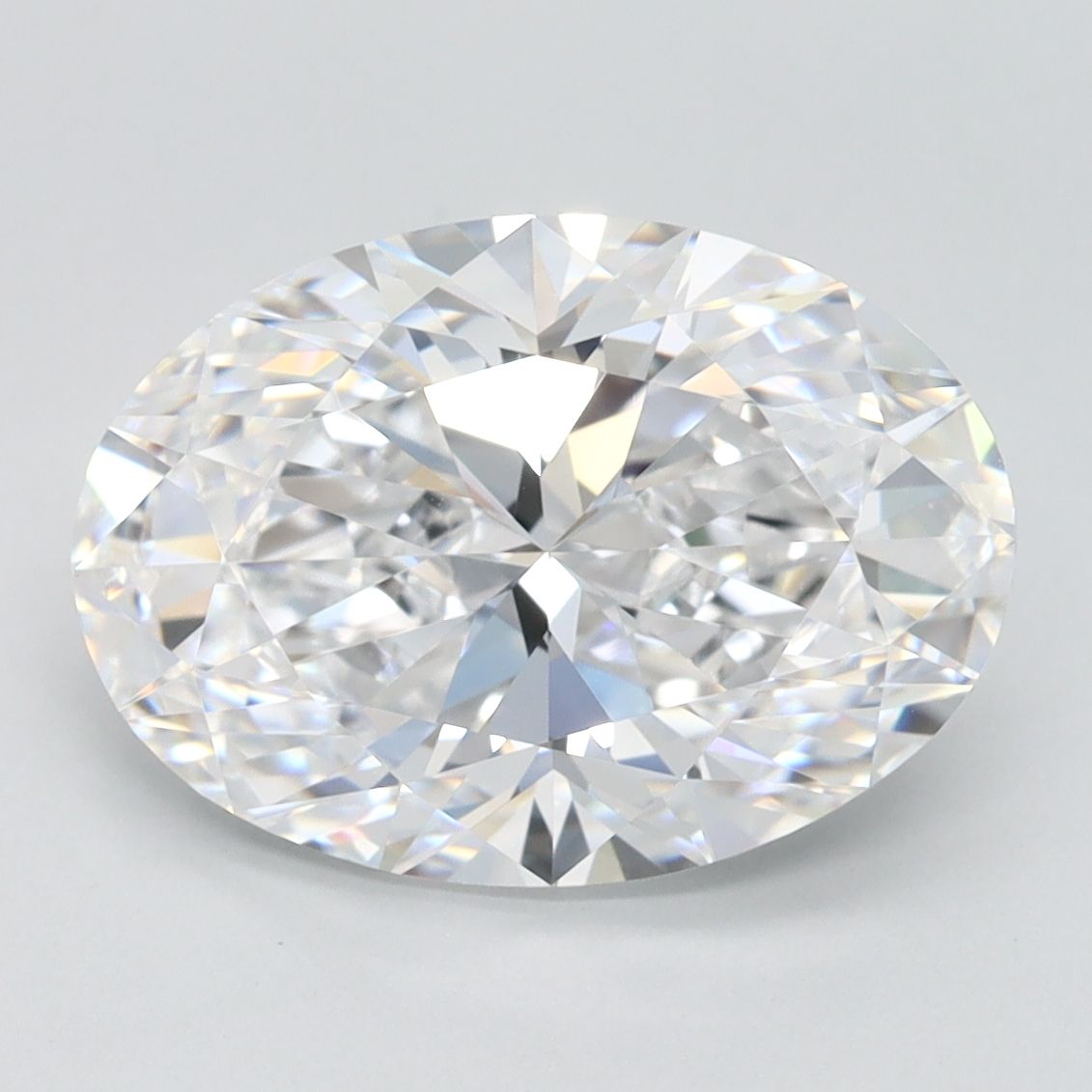 3.20 ct. oval Lab Grown Diamond front image