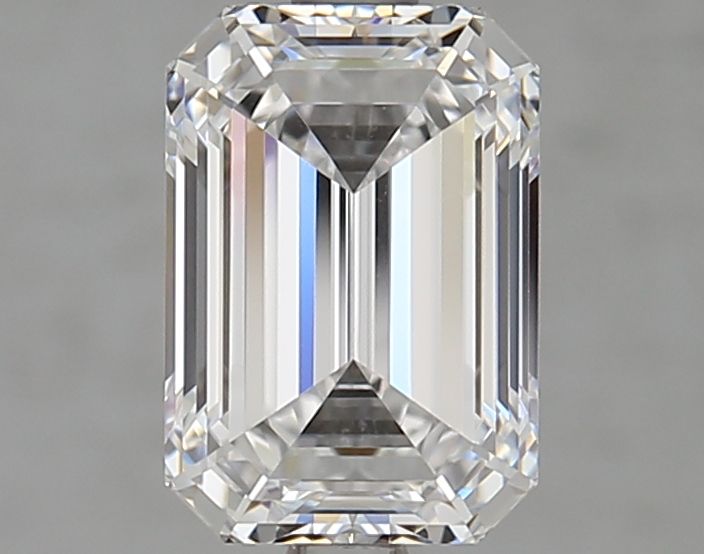 Diamant Émeraude 2.12 ct - Couleur D - Pureté IF