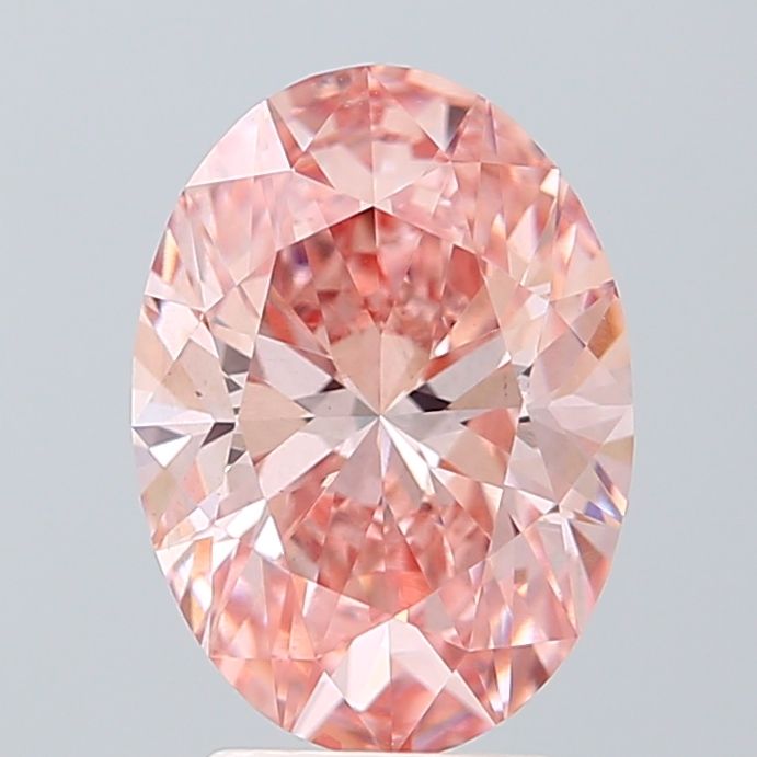 3.02 ct. oval Lab Grown Diamond front image