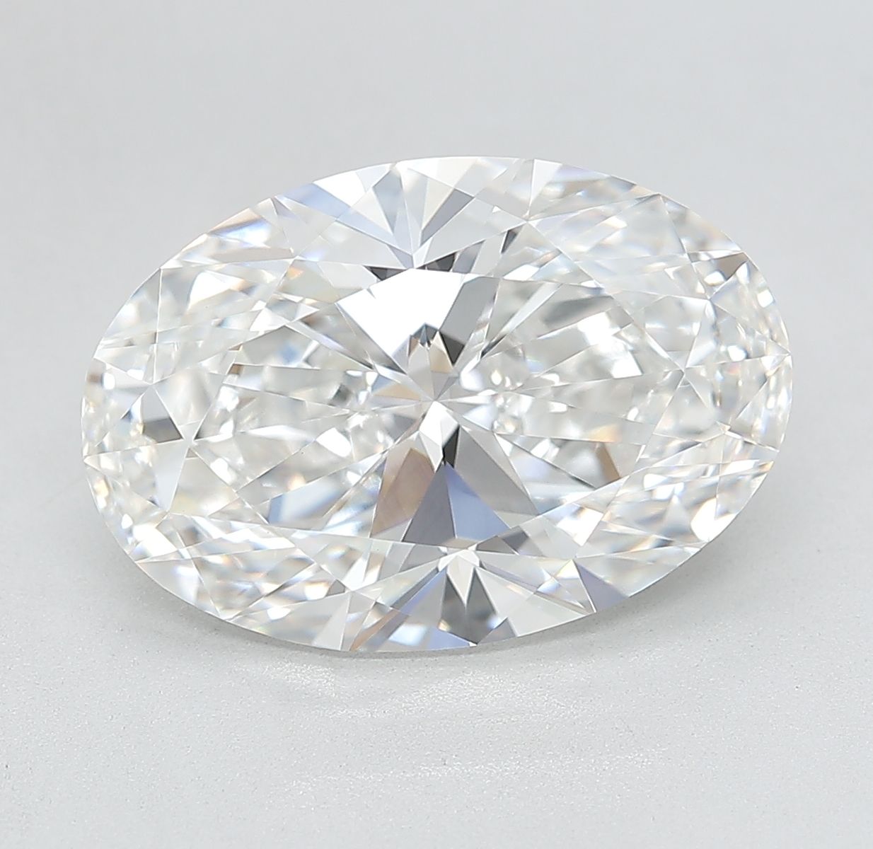 5.83 ct. oval Lab Grown Diamond front image