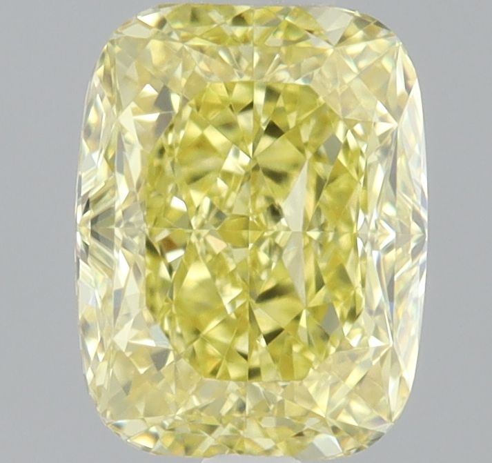 Diament 0.58 ct Fancy Intense Yellow/VVS2