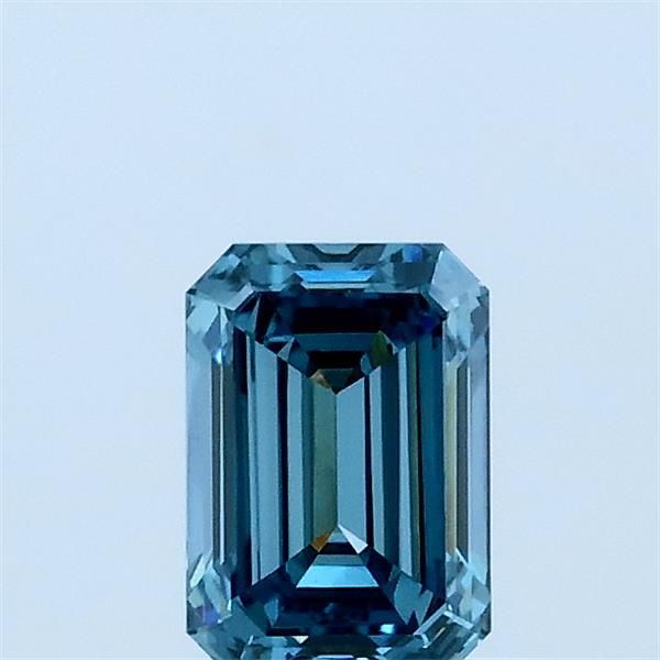 0.57 CT Fancy Vivid Blue EMERALD