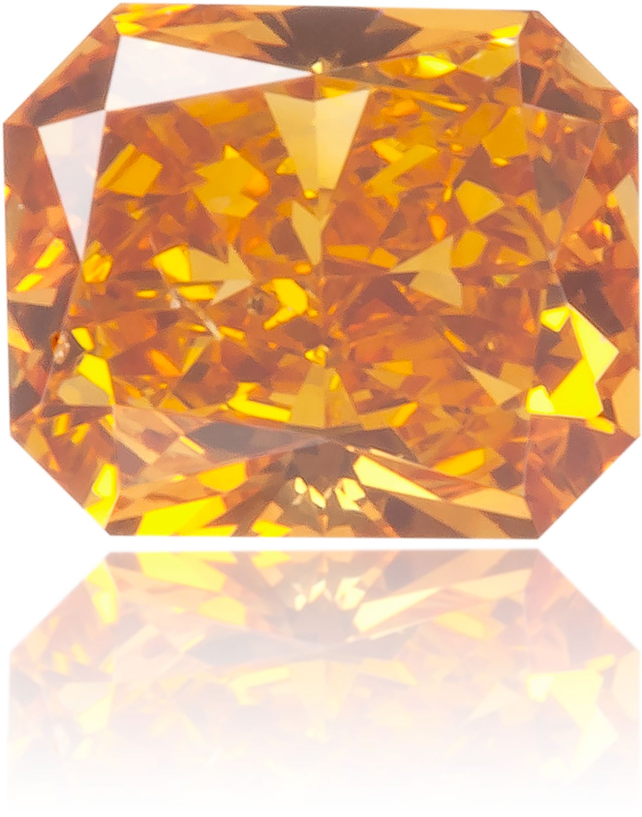 Diament 0.2 ct Fancy Vivid Yellowish Orange/SI2