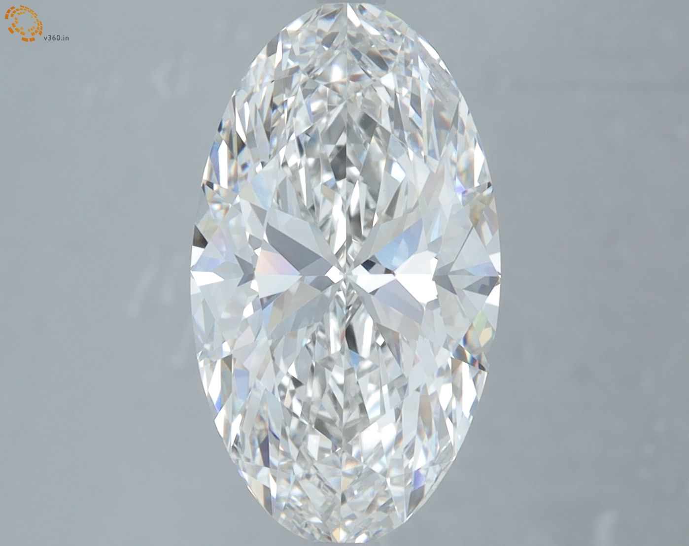 4.35 ct. oval Lab Grown Diamond front image