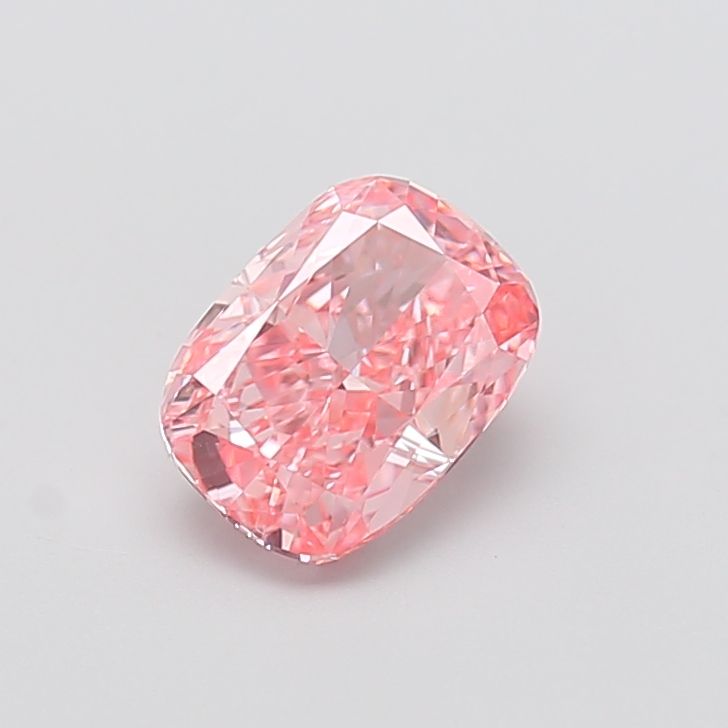 1.74 CT Fancy Vivid Pink CUSHION MODIFIED