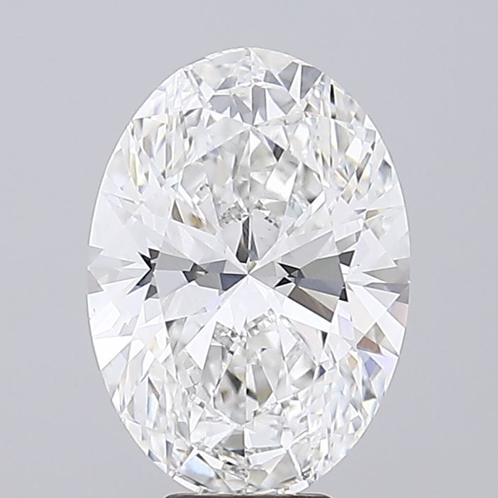 6.05 ct. oval Lab Grown Diamond front image