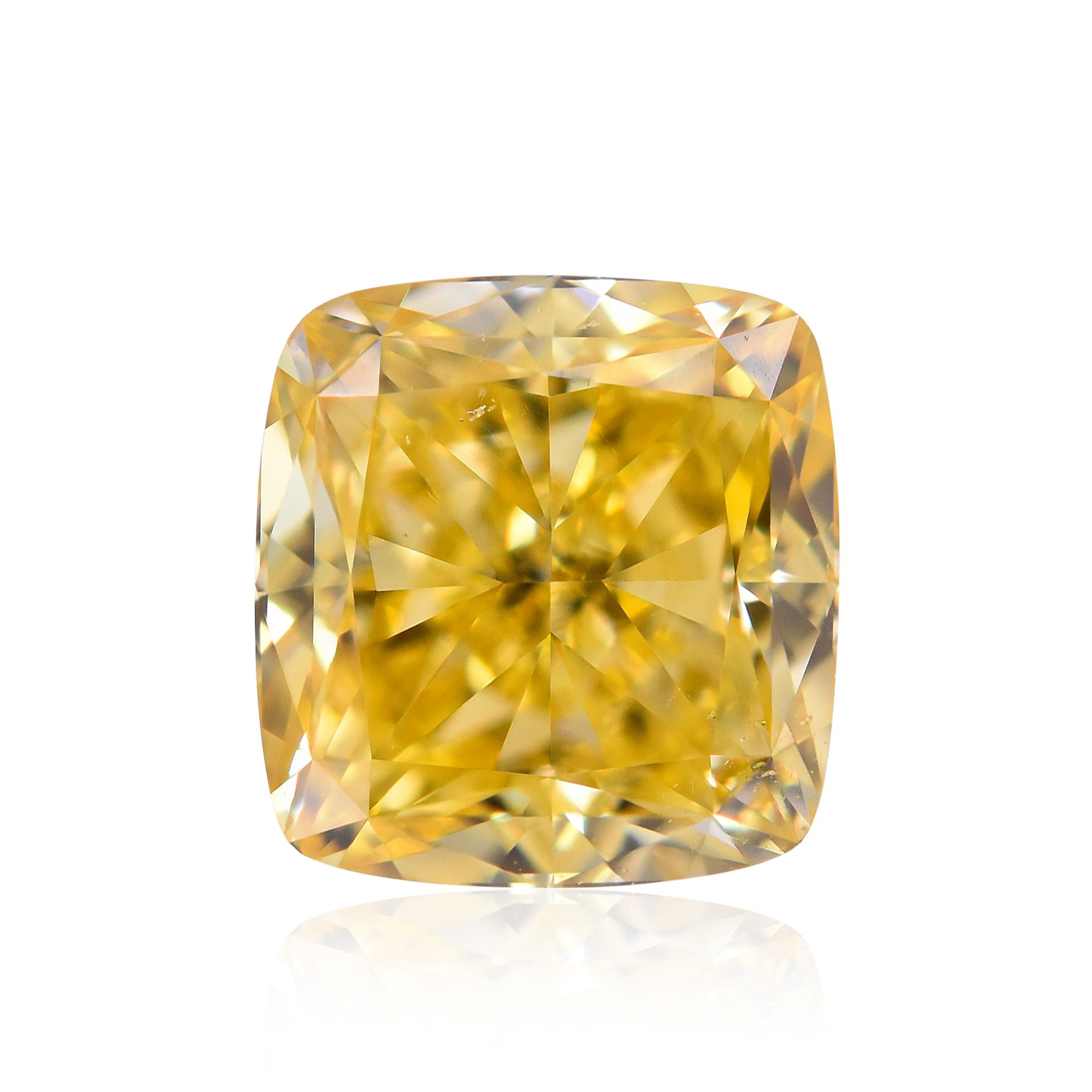 Diament 1.32 ct Fancy Intense Orangey Yellow/SI1