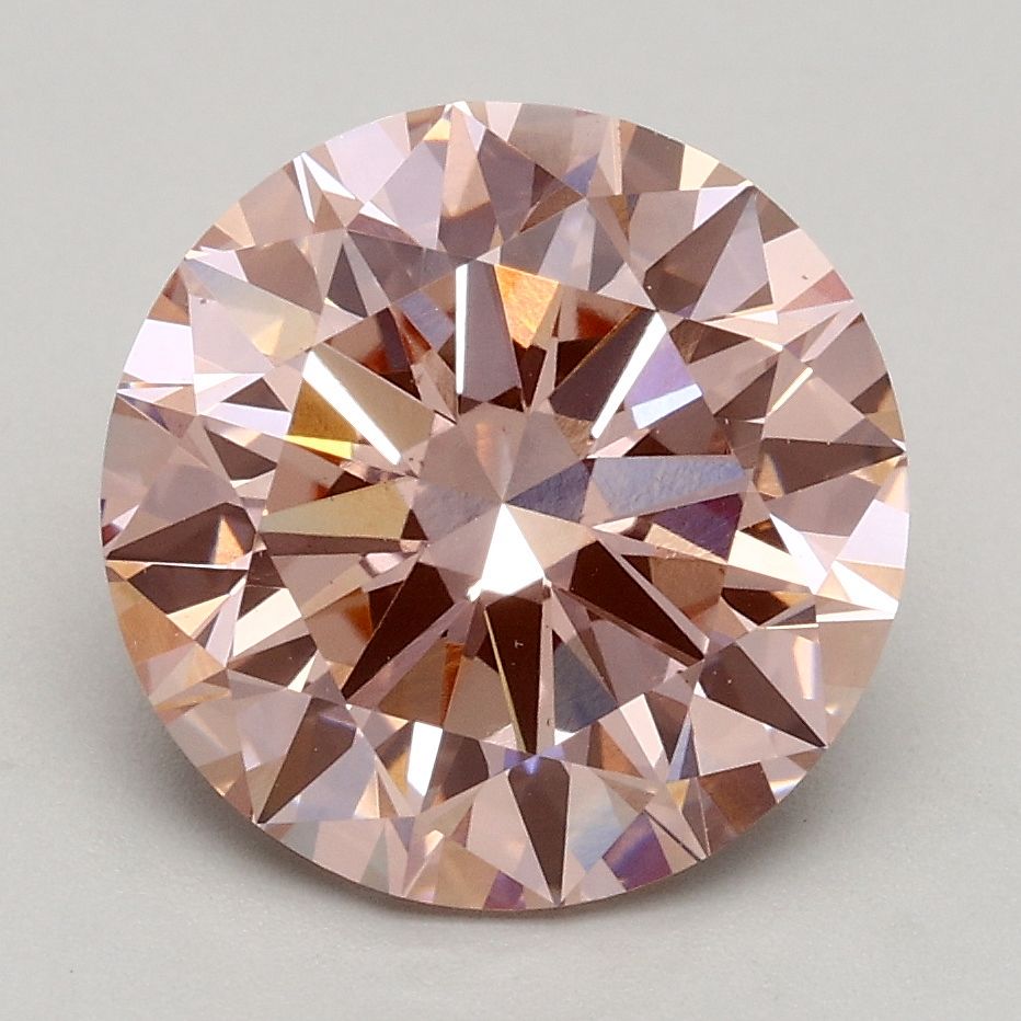 2.70 ct. round Lab Grown Diamond front image