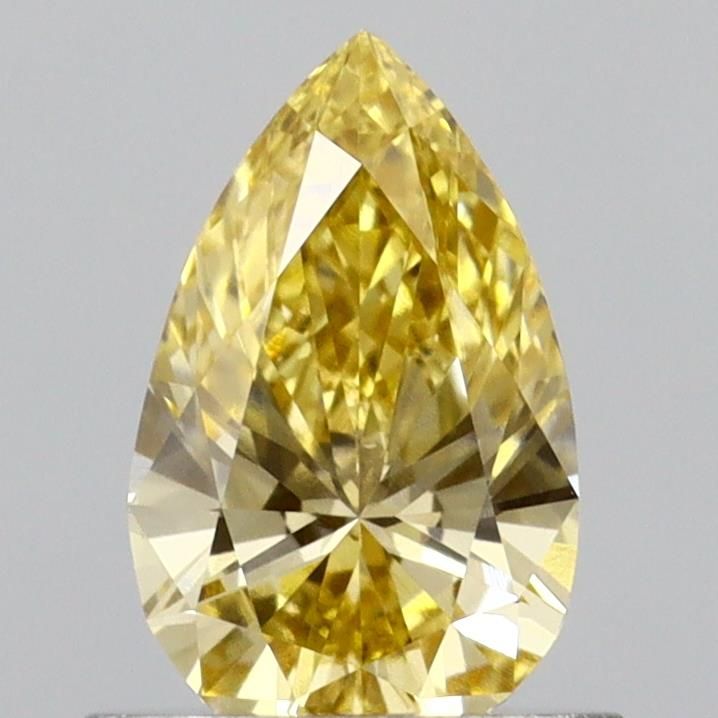 0.71 CT Fancy Brownish Yellow PEAR