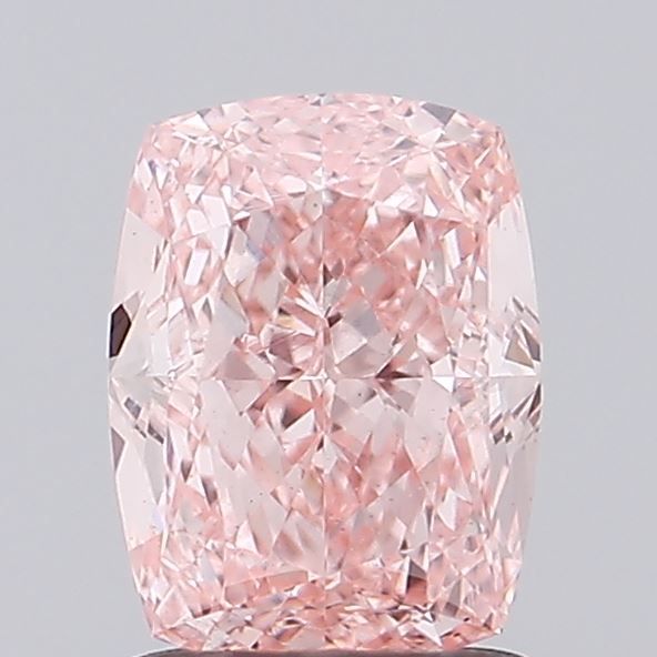 1.52 CT Fancy Intense Pink CUSHION MODIFIED