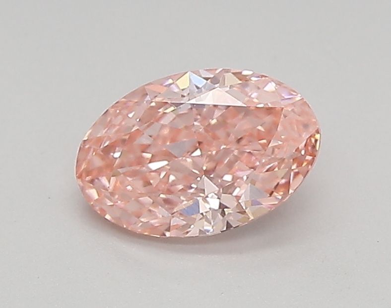 0.68 CT Fancy Vivid Pink OVAL
