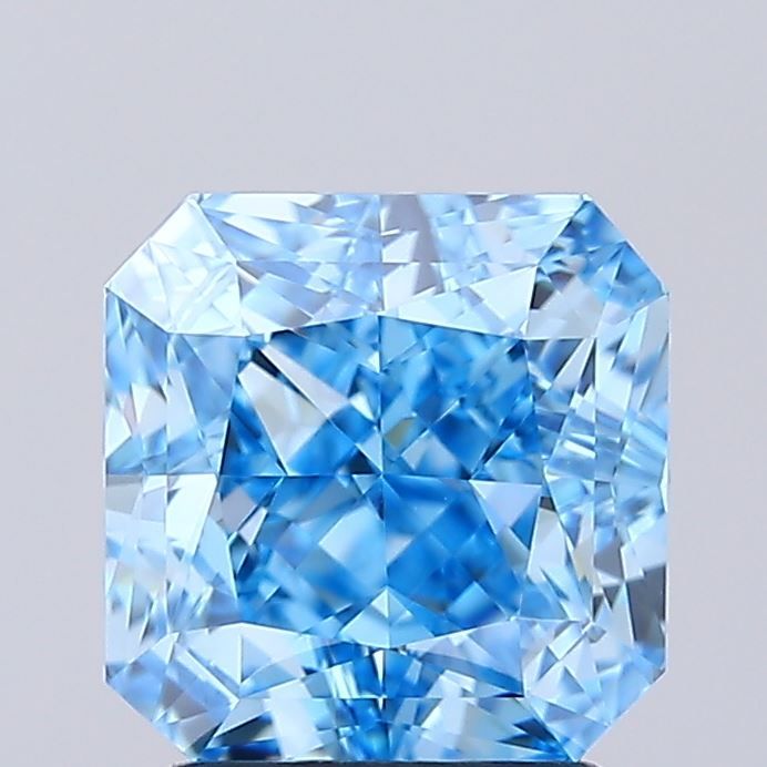 2.5 ct lab-grown Square radiant Diamond