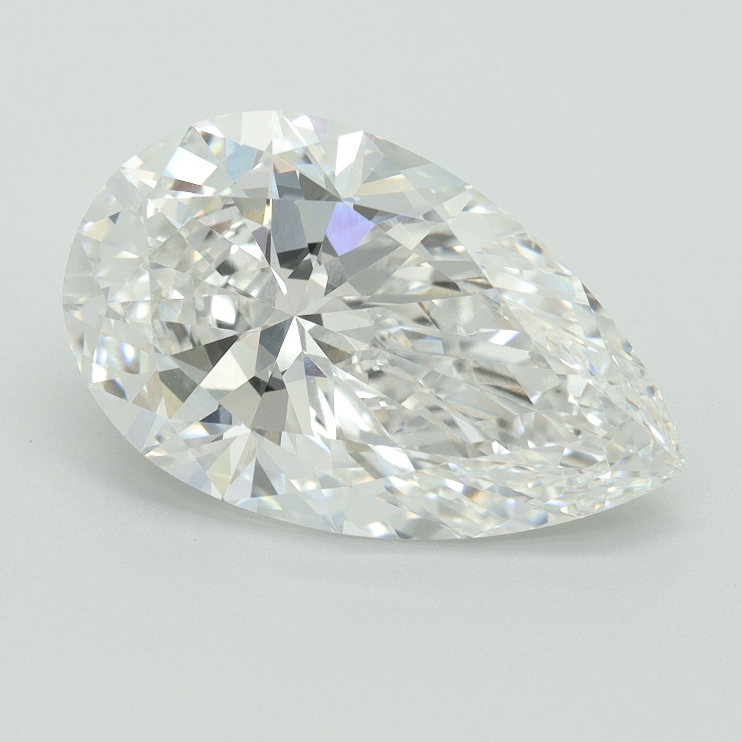 7.04 ct. pear Lab Grown Diamond front image